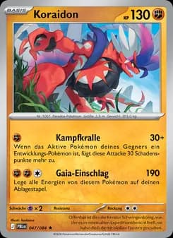 Koraidon card in German