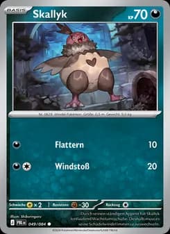 Skallyk card in German