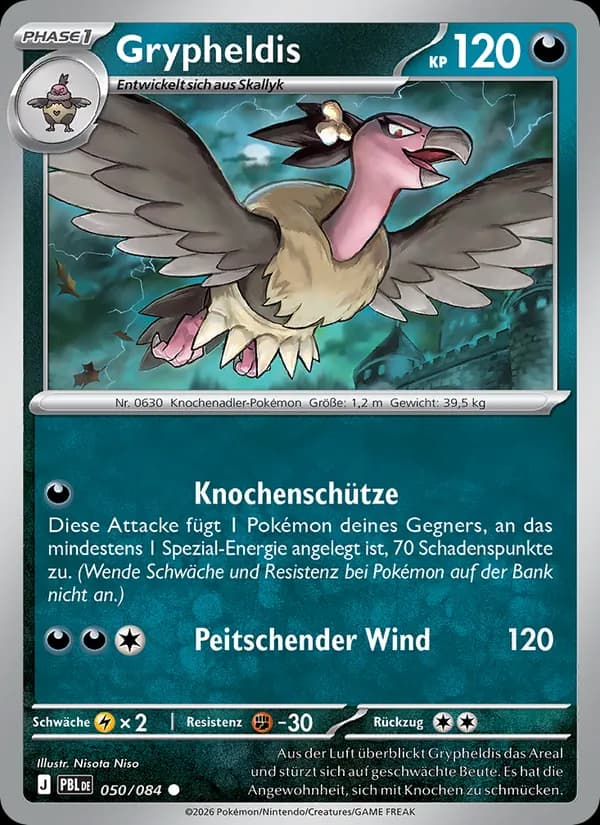 Grypheldis card in German