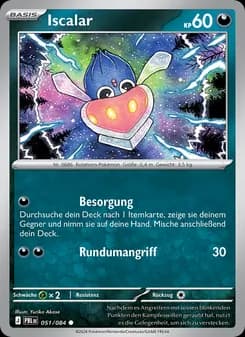 Iscalar card in German
