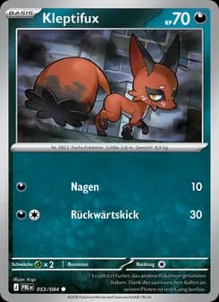 Kleptifux card in German