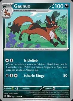 Gaunux card in German