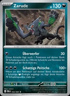 Zarude card in German