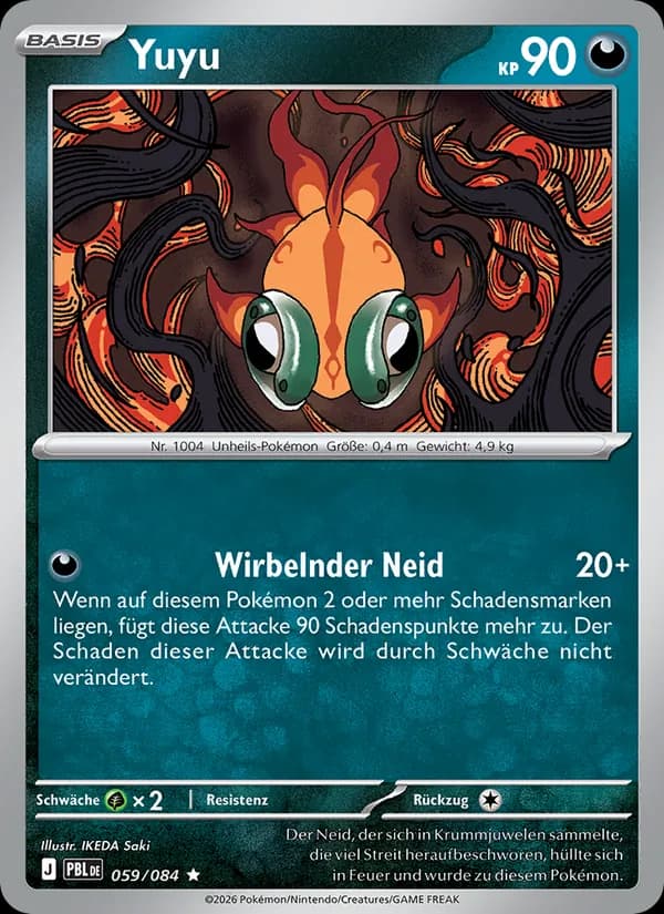 Yuyu card in German