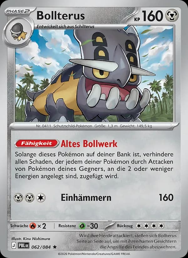 Bollterus card in German