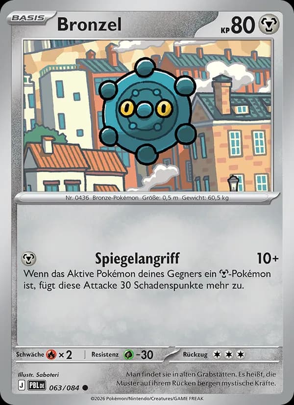Bronzel card in German