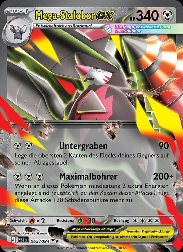 Mega-Stalobor-ex card in German