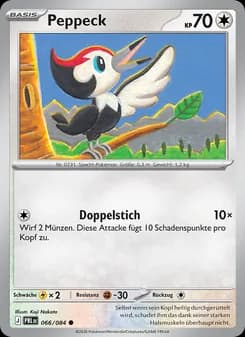 Peppeck card in German