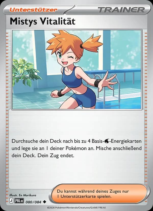 Mistys Vitalität card in German