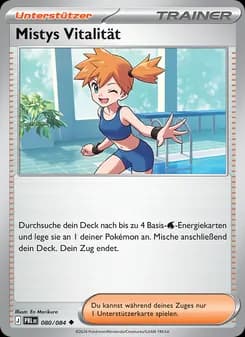 Mistys Vitalität card in German