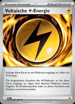 Voltaische Lightning-Energie card in German