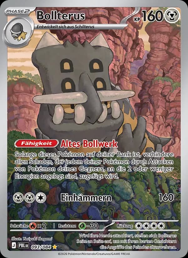 Bollterus card in German