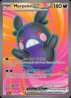 Morpeko-ex card in German
