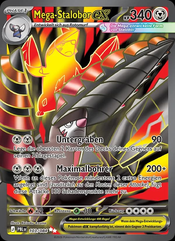 Mega-Stalobor-ex card in German