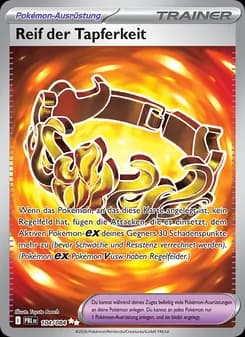 Reif der Tapferkeit card in German