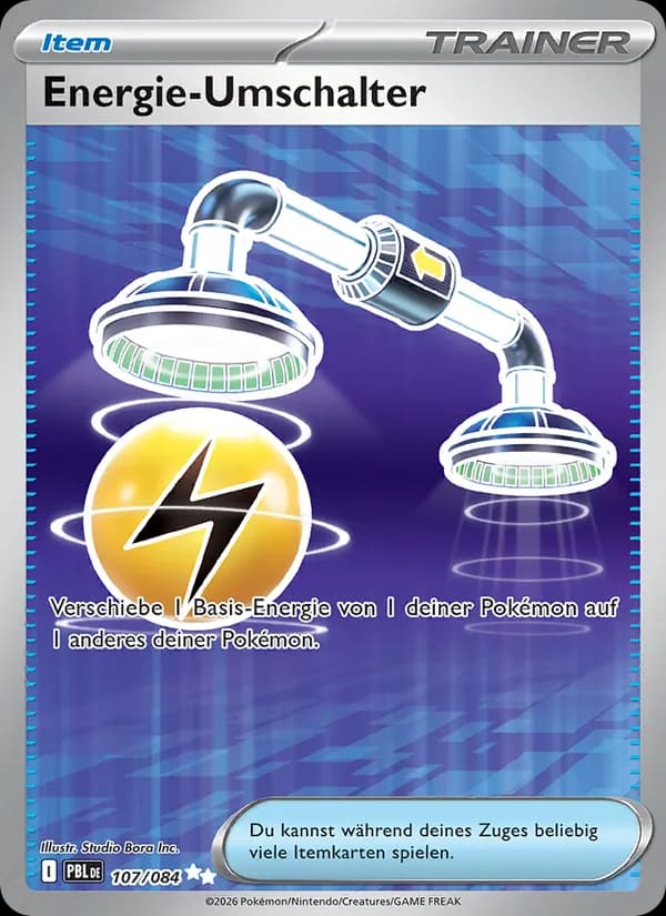 Energie-Umschalter card in German