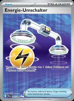 Energie-Umschalter card in German