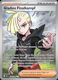 Gladios Finalkampf card in German