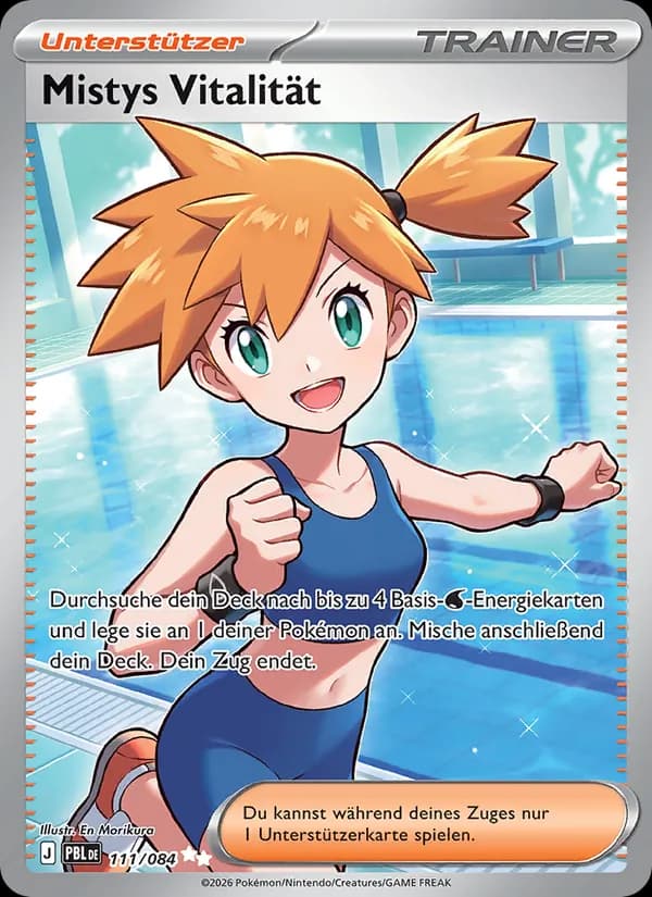 Mistys Vitalität card in German