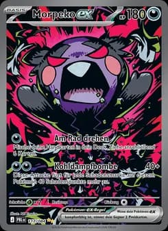 Morpeko-ex card in German