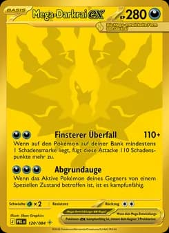 Mega-Darkrai-ex card in German