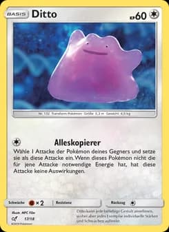 Ditto card in German