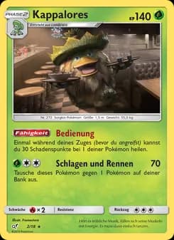 Kappalores card in German