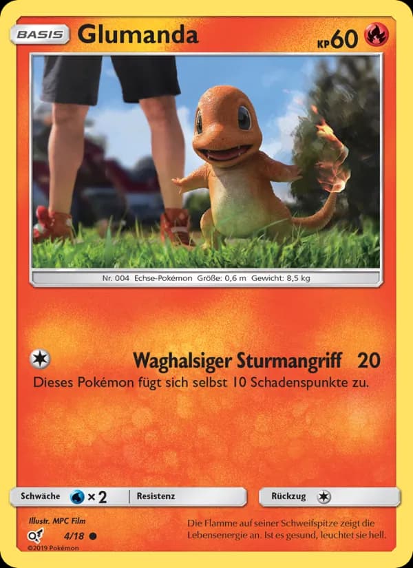 Glumanda card in German