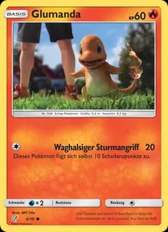 Glumanda card in German