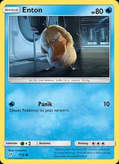 Enton card in German
