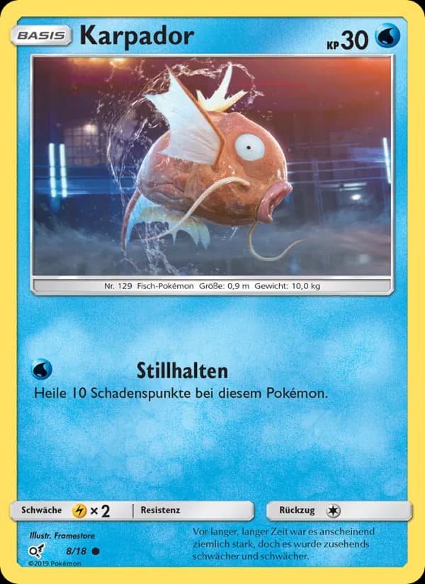 Karpador card in German