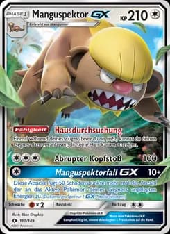 Manguspektor GX card in German