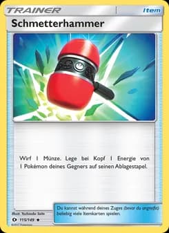Schmetterhammer card in German