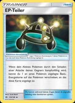 EP-Teiler card in German
