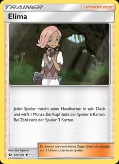 Elima card in German