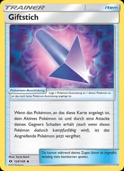 Giftstich card in German