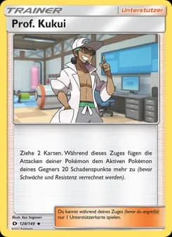 Prof. Kukui card in German