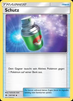 Schutz card in German