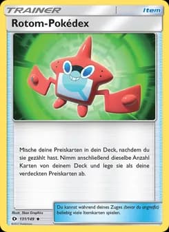 Rotom-Pokédex card in German