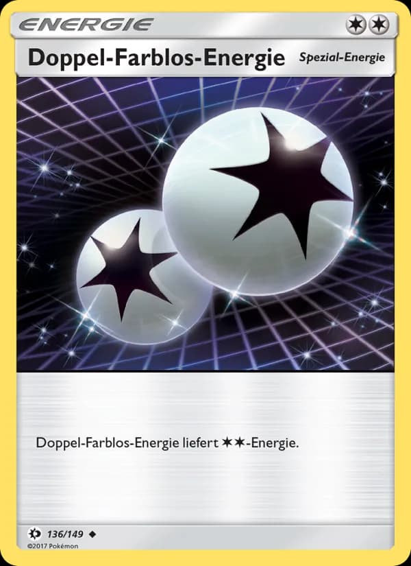 Doppel-Farblos-Energie card in German
