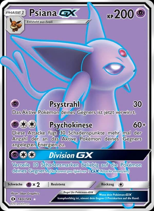 Psiana GX card in German