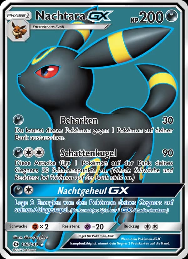 Nachtara GX card in German