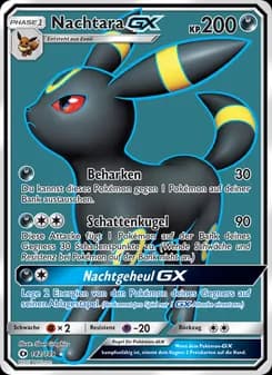 Nachtara GX card in German