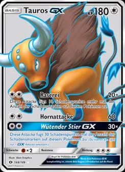 Tauros GX card in German