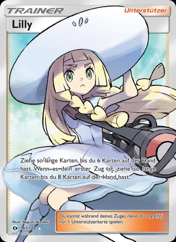 Lilly card in German