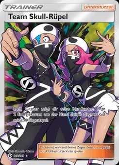 Team Skull-Rüpel card in German