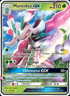 Mantidea GX card in German