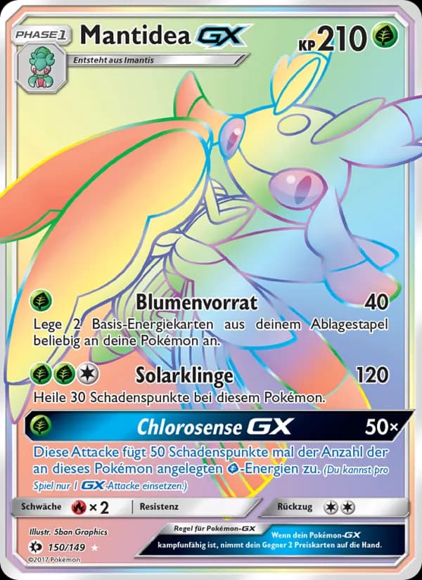 Mantidea GX card in German