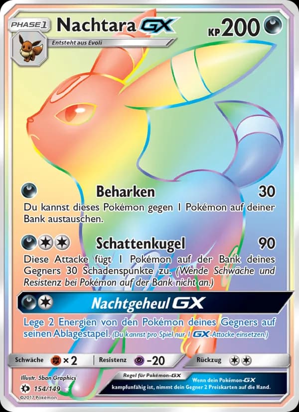 Nachtara GX card in German