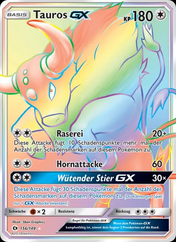 Tauros GX card in German